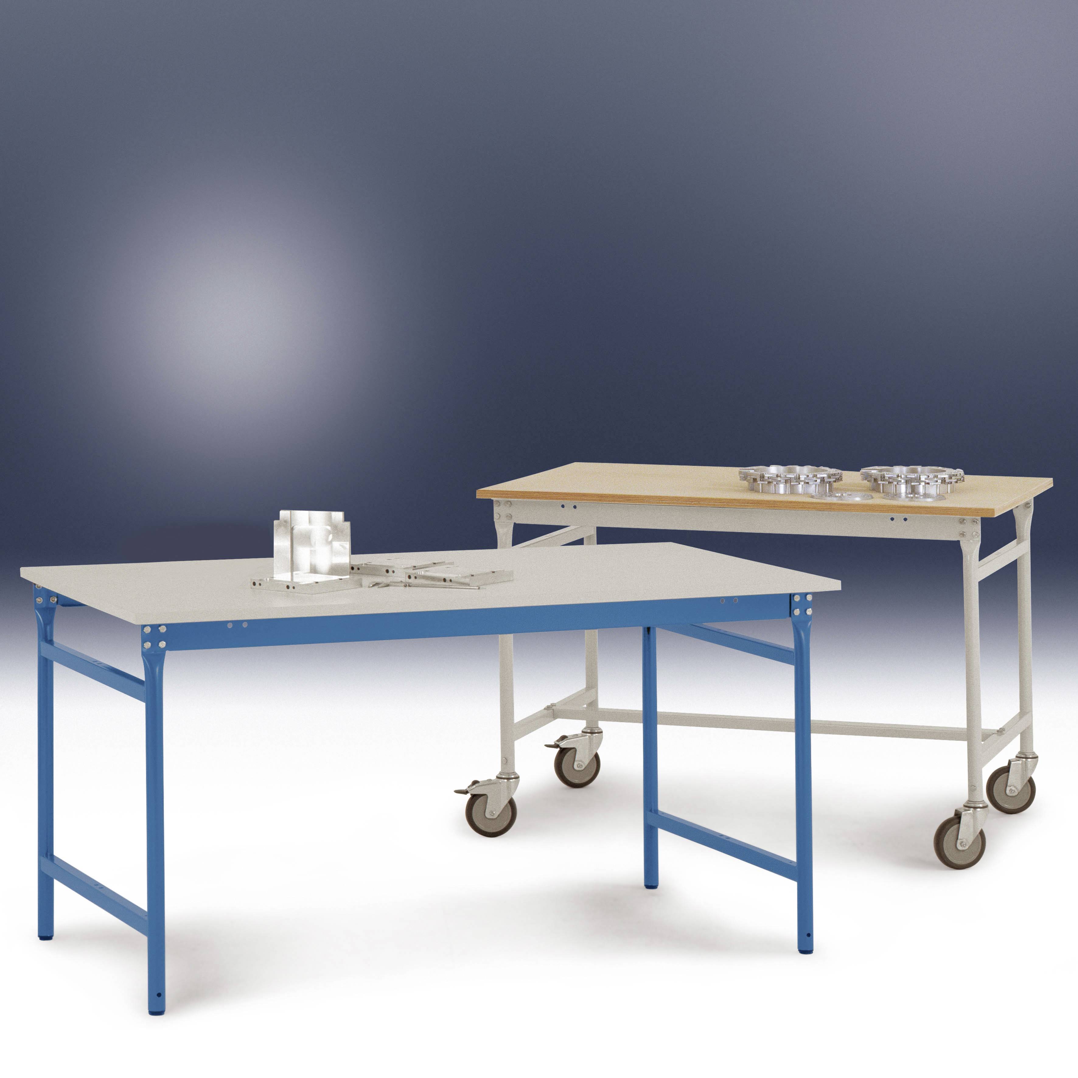 Manuflex BB3017.9006 Arbetsbordmöbel Aluminiumsilver