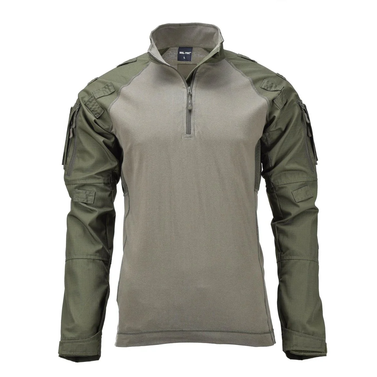 Mil-Tec Brand Military Style Olive Tactical Field Troops Combat Shirt Type 2