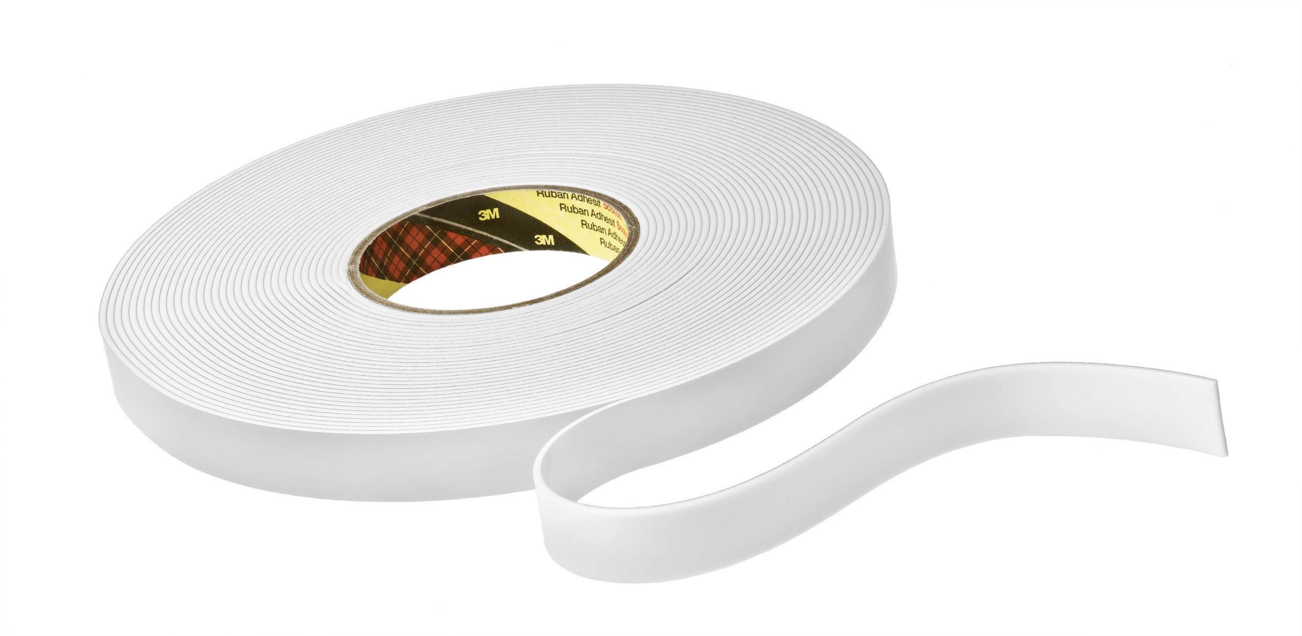 3M 9515W 9515W12 Dubbelsidiga tejp 9515W Vit (L x B) 33 m x 12 mm 1 st