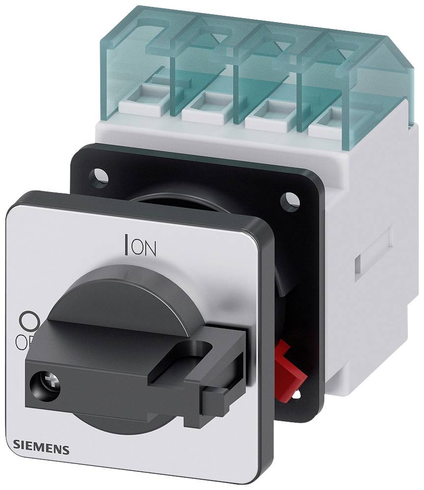 Lastströmbrytare Svart 6 mm² 16 A Siemens 3LD20500TK11
