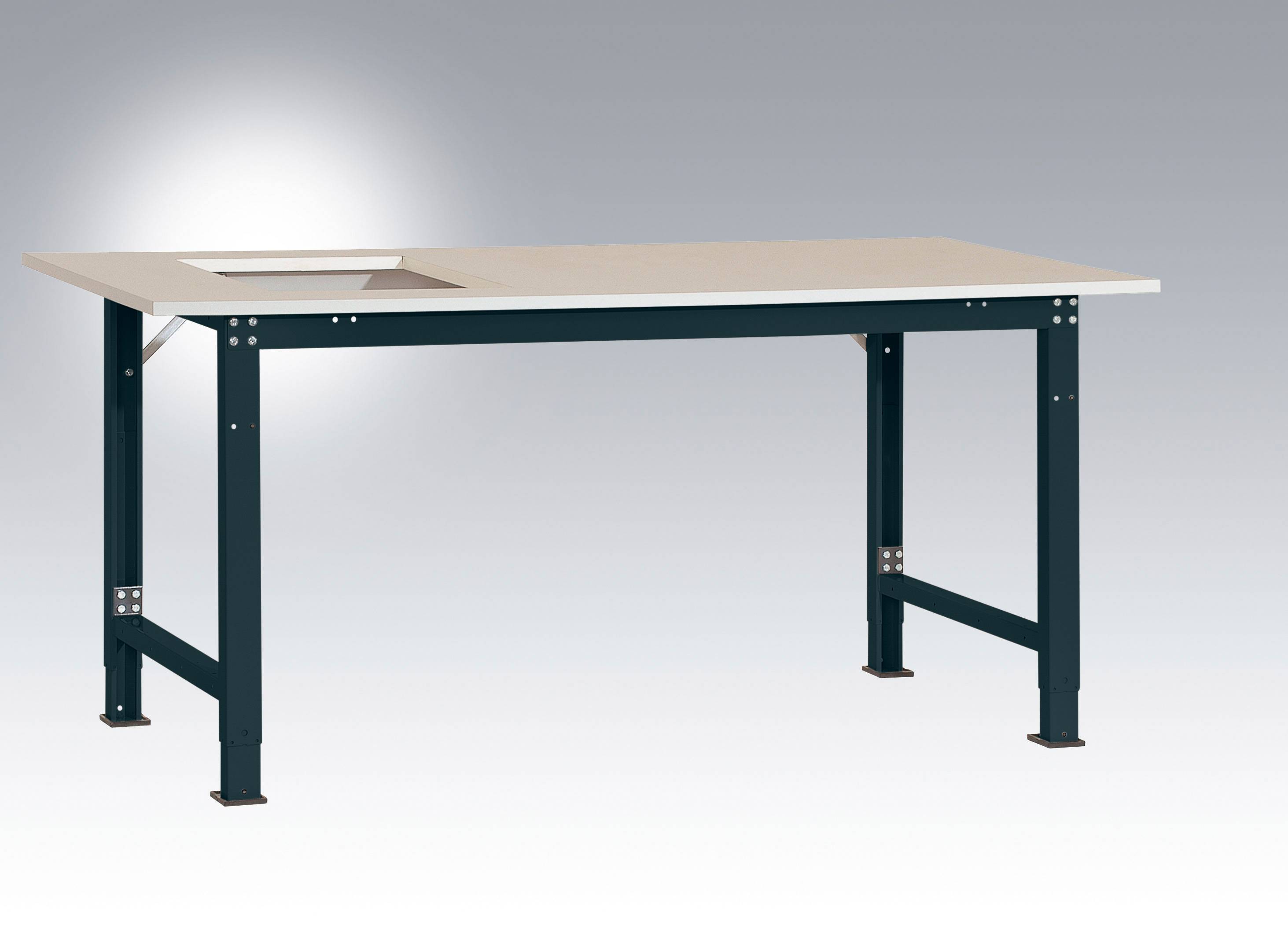 Manuflex AS0051.7016 Arbetsbordmöbel Antracit