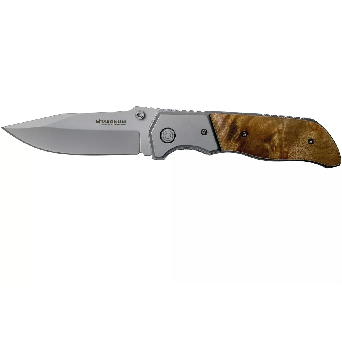 Boker Brand Forest Ranger fickkniv fällbart trähandtag 7Cr17MoV stål