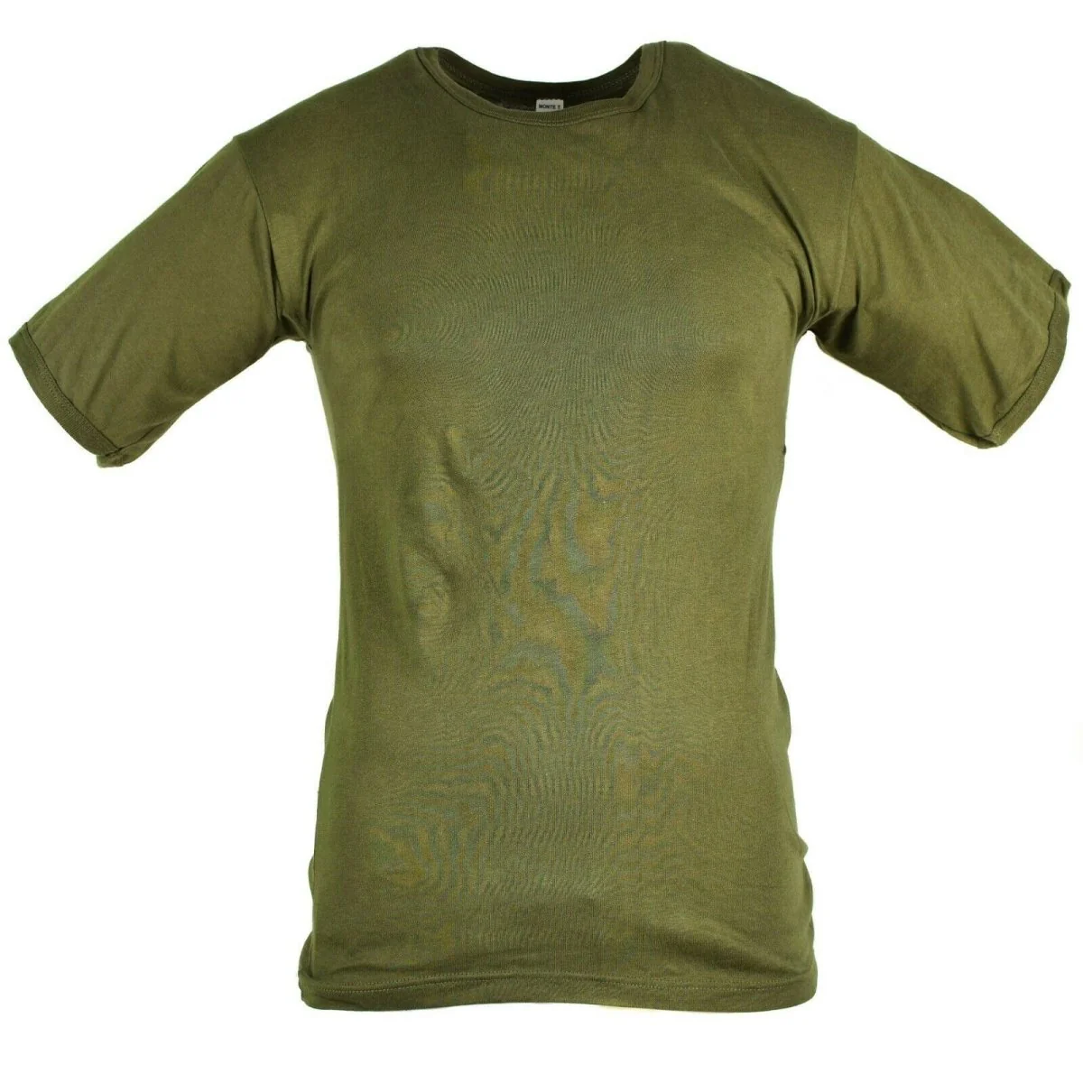 Äkta italienska armé T-shirt Korta ärmar Lätt andas Oliv