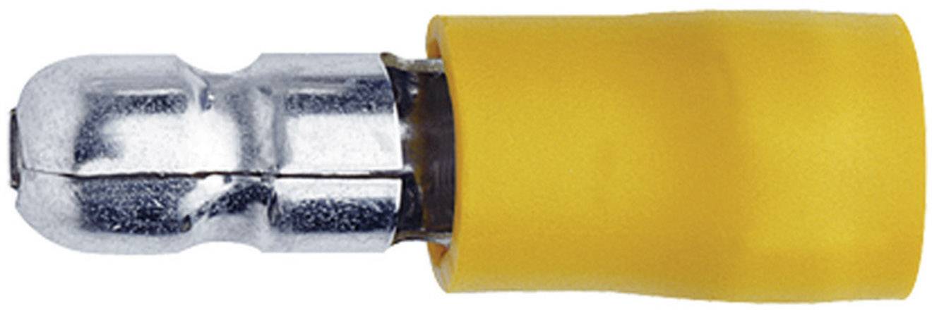 Klauke 1050 Rundkontakt 4 mm² 6 mm² Stift-Ø: 5 mm Delisolerad Gul 1 st