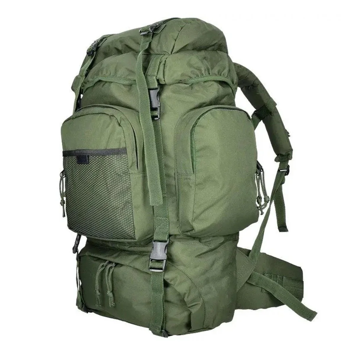 MIL-TEC COMMANDO VILLING RACKPACK 55 LITER Vattentät täckning Grön stor dagsäck