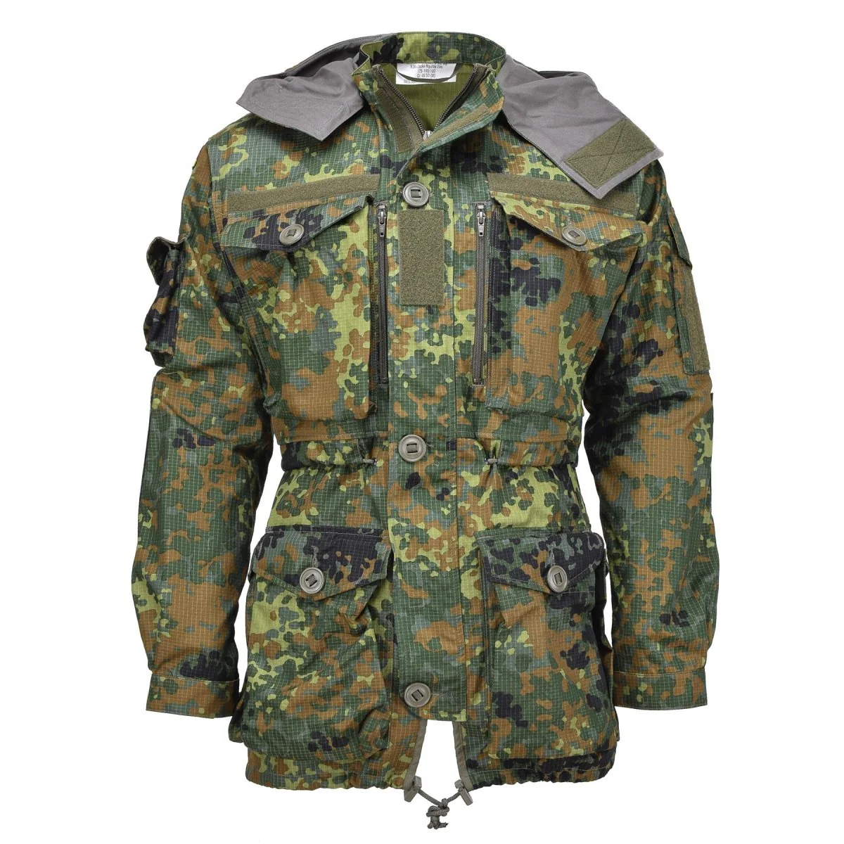 Leo Kohler Tactical Smock Jacket ripstop tyg huva cordura förstärkta armbågar