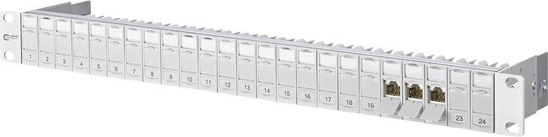 Bestyckad 26 + 2 Port CAT 6A Metz Connect 130920-E 1 U