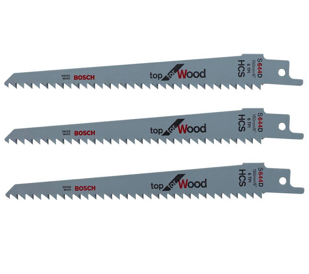 Bosch Home and Garden F016800303 Keo 3-pack sågblad set Sågblad, längd 150 mm 1 st