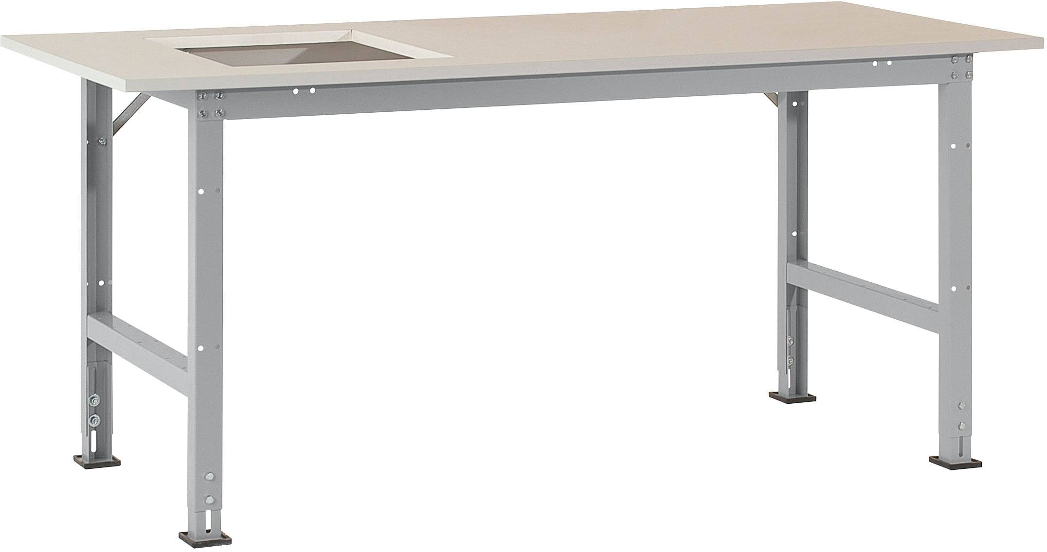 Manuflex AS0041.9006 Arbetsbordmöbel Aluminiumsilver