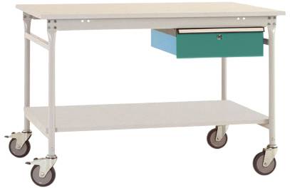 Manuflex BB5331.0001 Arbetsbordmöbel Grå, Grön