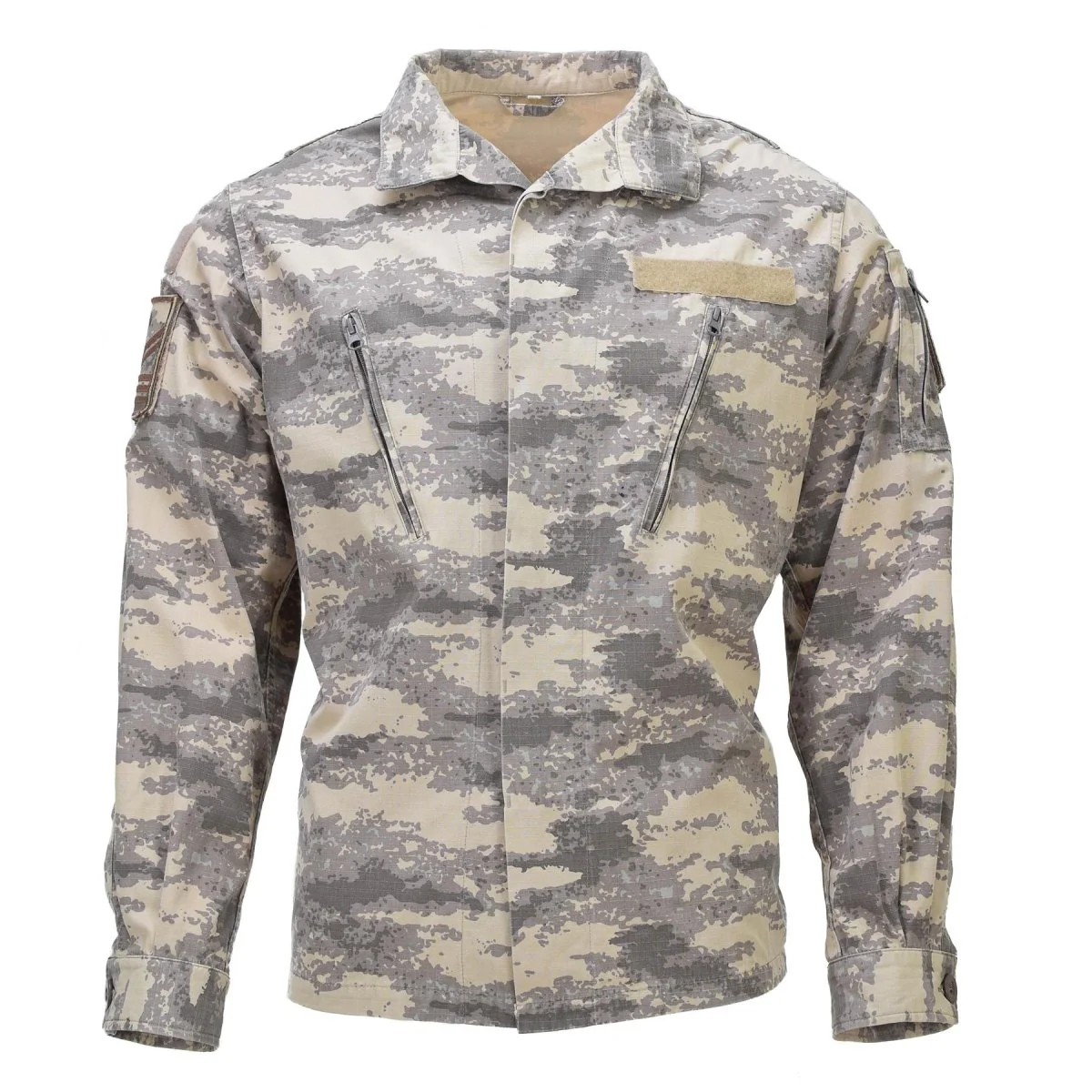 Äkta turkiska original enhetlig jacka ripstop armerade armbågar M2021 camo