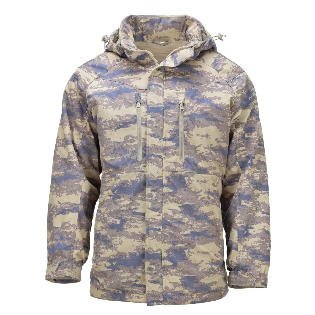 Original Turkish Military Field Parka Rip Stop Quiltat Foder M2018 Camo