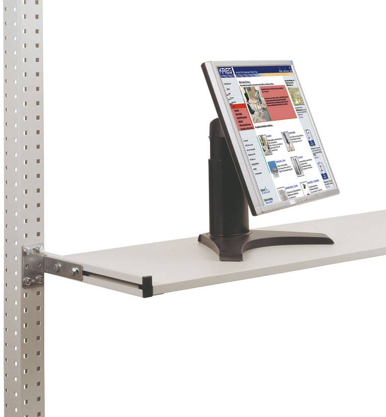 Manuflex ZB8342.7035 Enhetsbrygga för UNIVERSAL och PROFFS, BxDxH 1838 x 352 x 19 mm, för en bordsbredd på 2000 mm