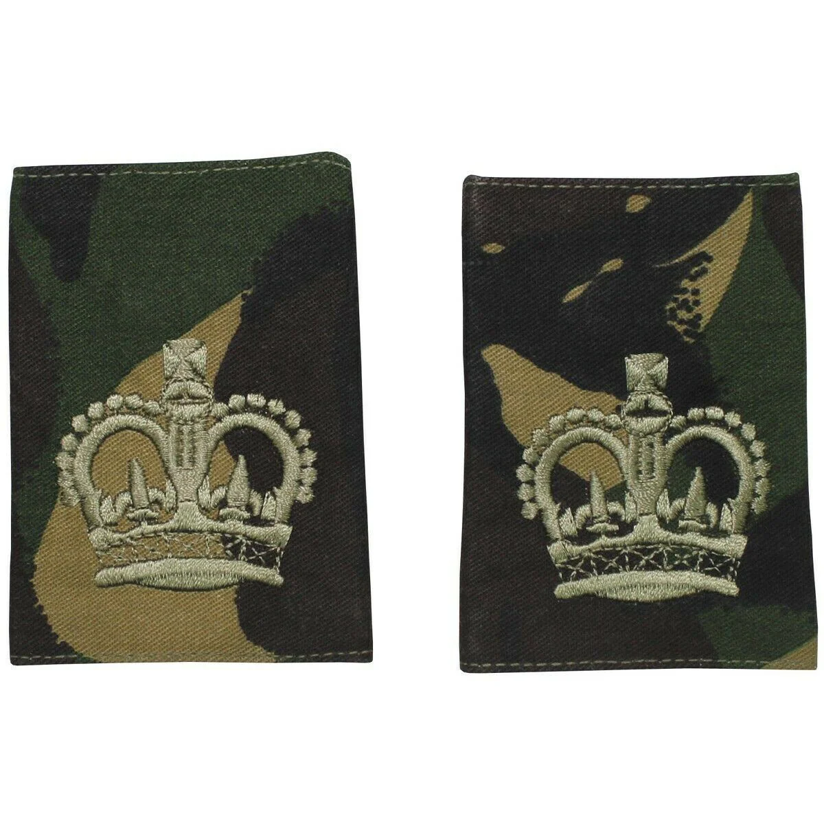 Äkta British Army Shoulder Loops Tygsersjant Major Military Insignia DPM