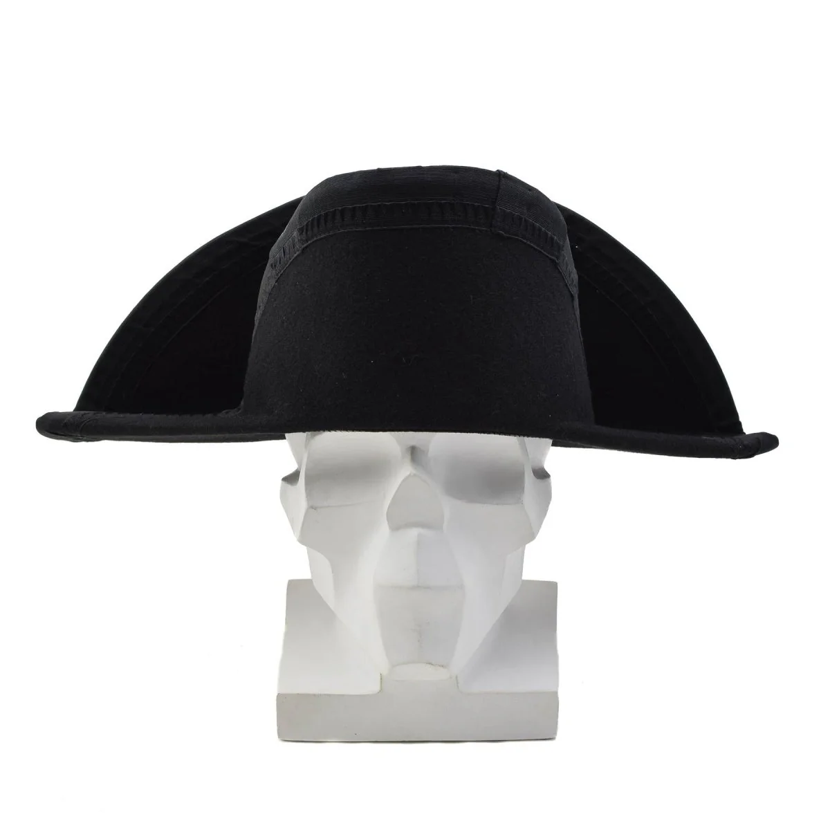 Original italiensk militär Carabienieri Dress Hat Vintage Parade Black