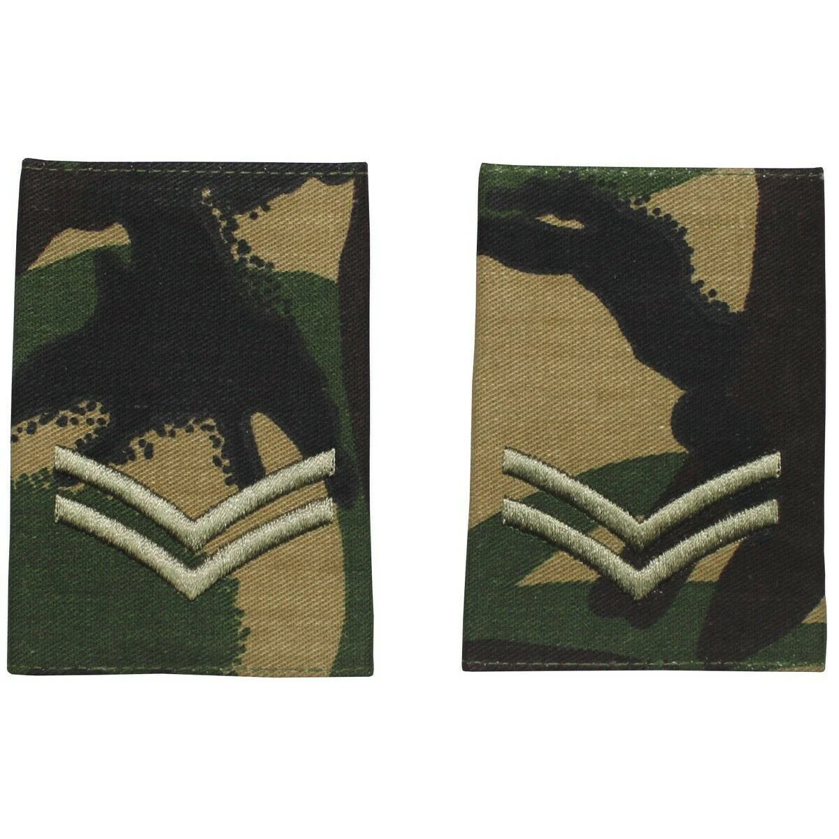 Äkta brittiska arméer axel slingor tyg korporal militär insignia dpm camo
