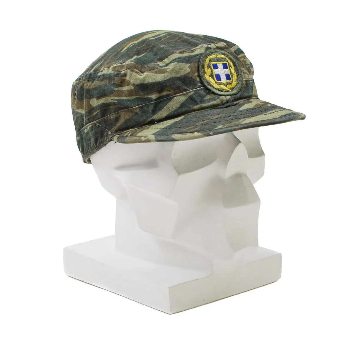 Original grekiska arméfält trupper mössa ödla camo lätt militär sommarmössa