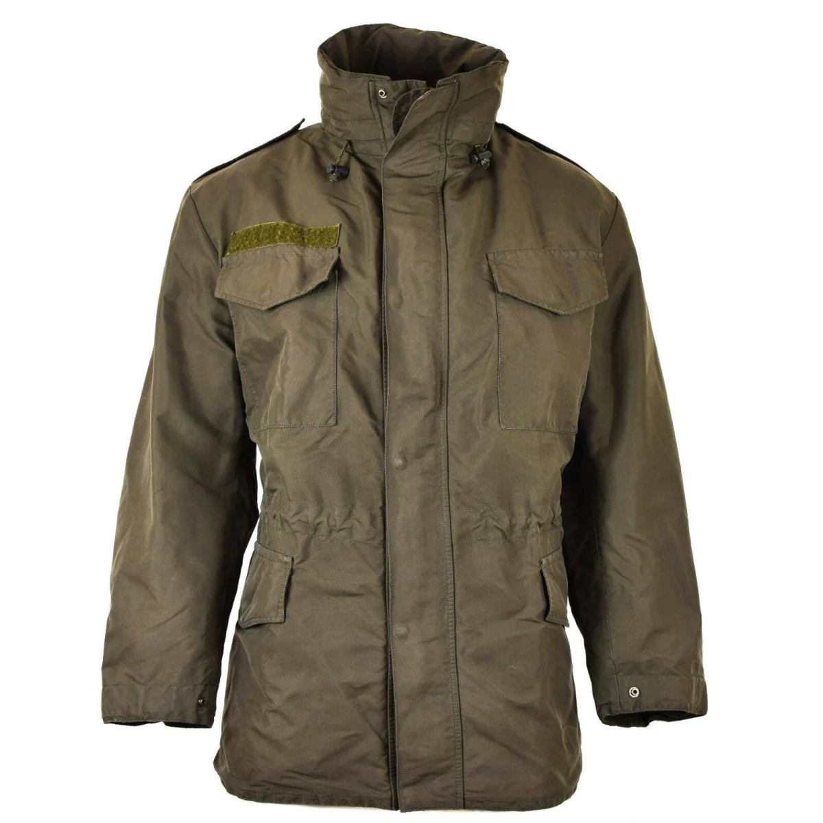 Äkta österrikiska arméstrid M65 Jacket Goretex Military Olive Parka Waterproof