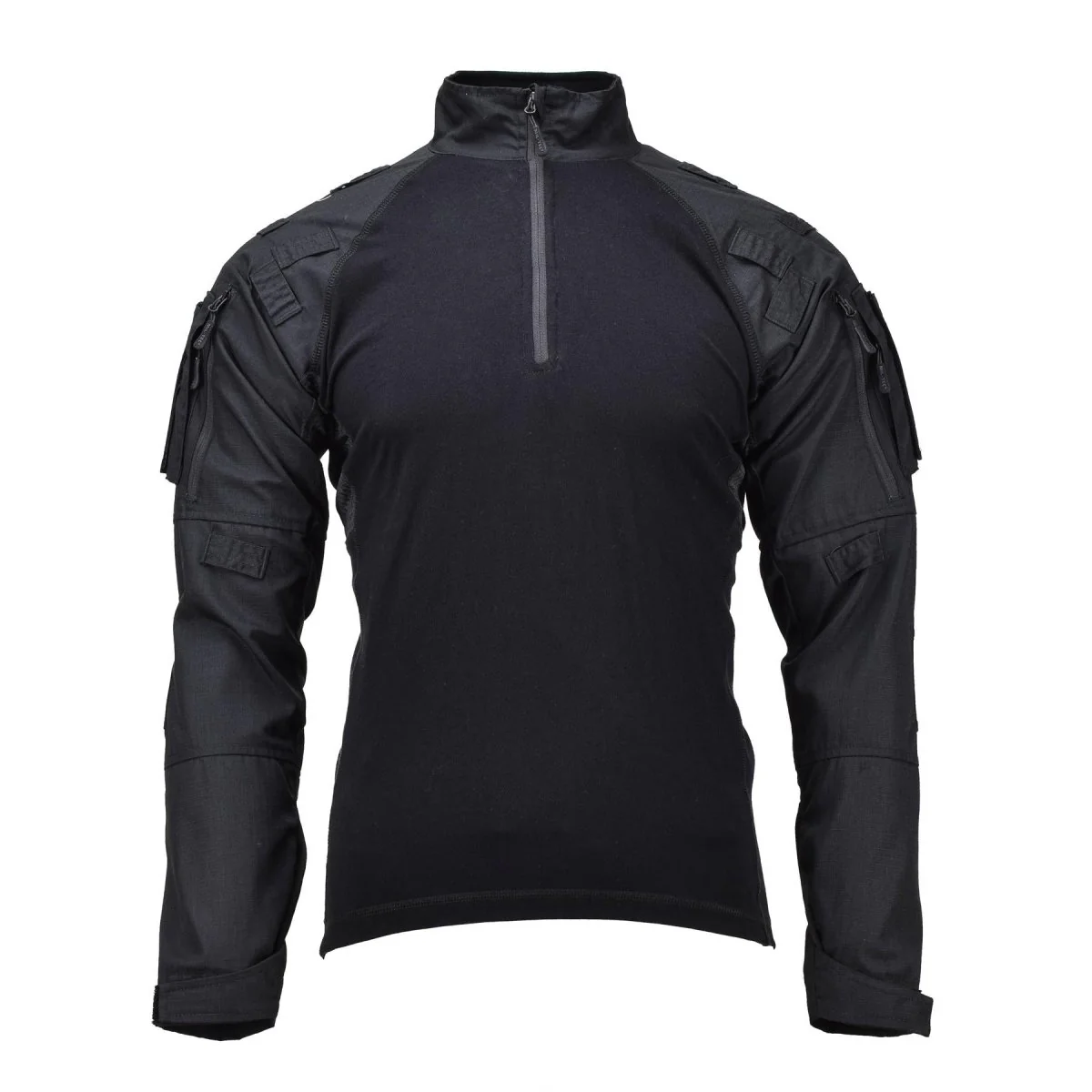 Mil-Tec Brand Military Style Black Tactical Field Troops Combat Shirt Type 2