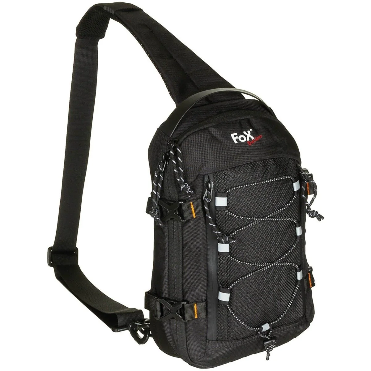 Fox Outdoor Compact Sling Axelväska 5L Vadderad rem Polyester Svart