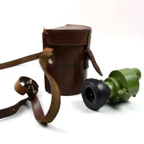 Original jugoslavisk armé on-M59 Monokulärt siktverktyg & läderfodral.