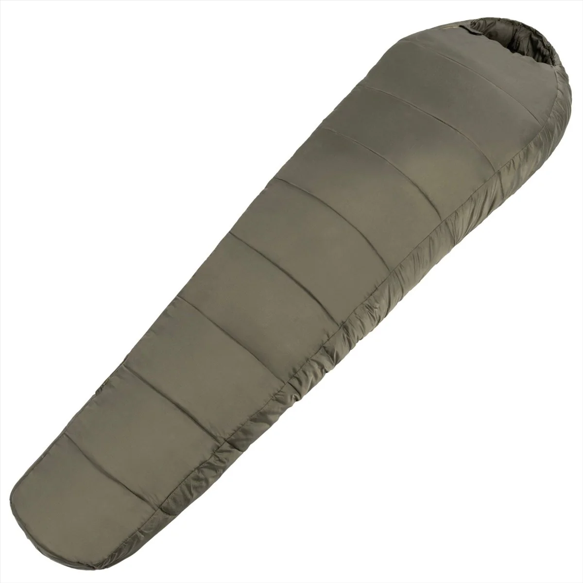 Mil-Tec Mummy Sleeping Bag 230cm varm 3D Hollowfibre Compression Bag Olive