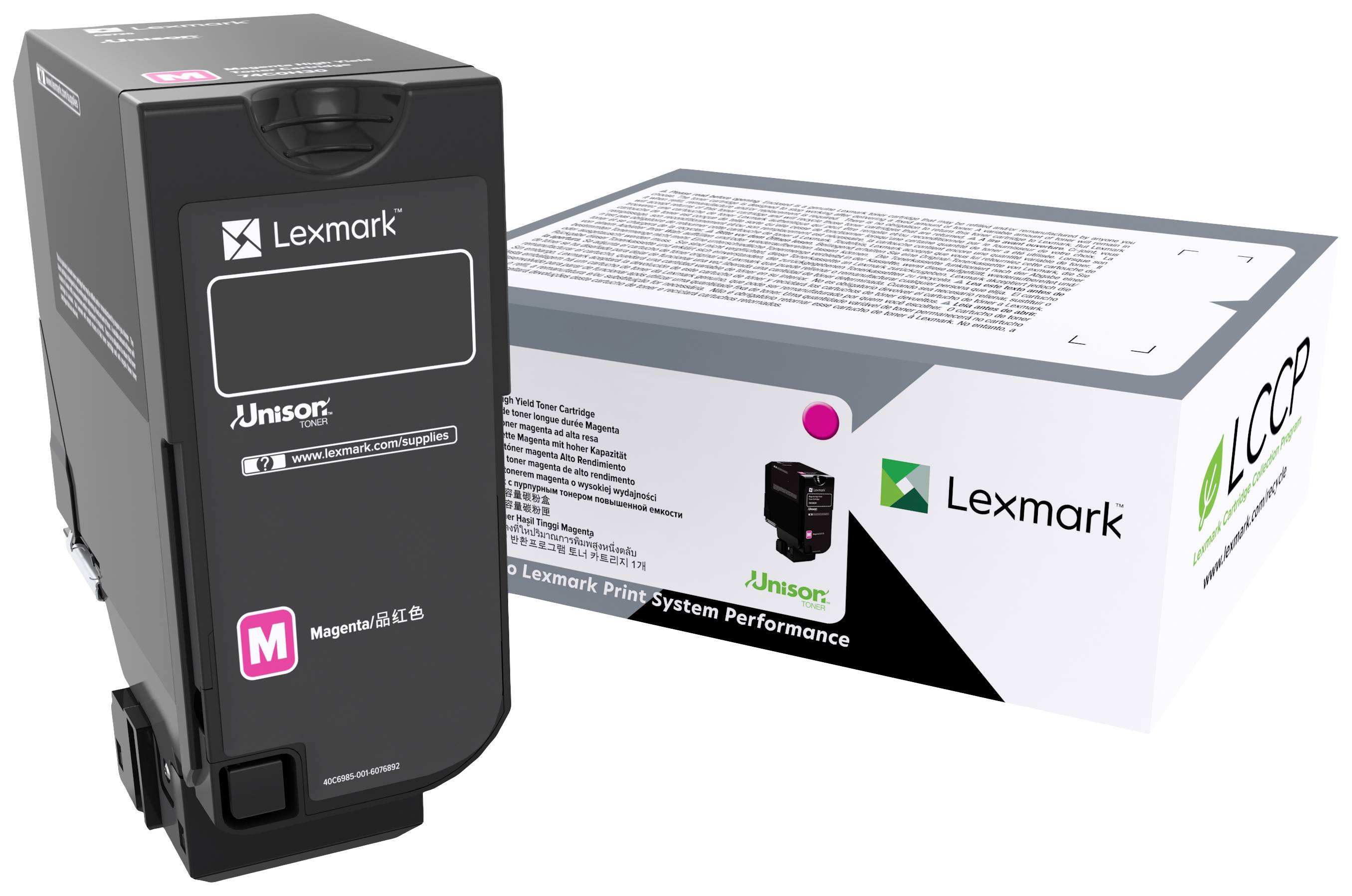 Lexmark Toner CX735 Original Magenta 16200 sidor 81C0X30