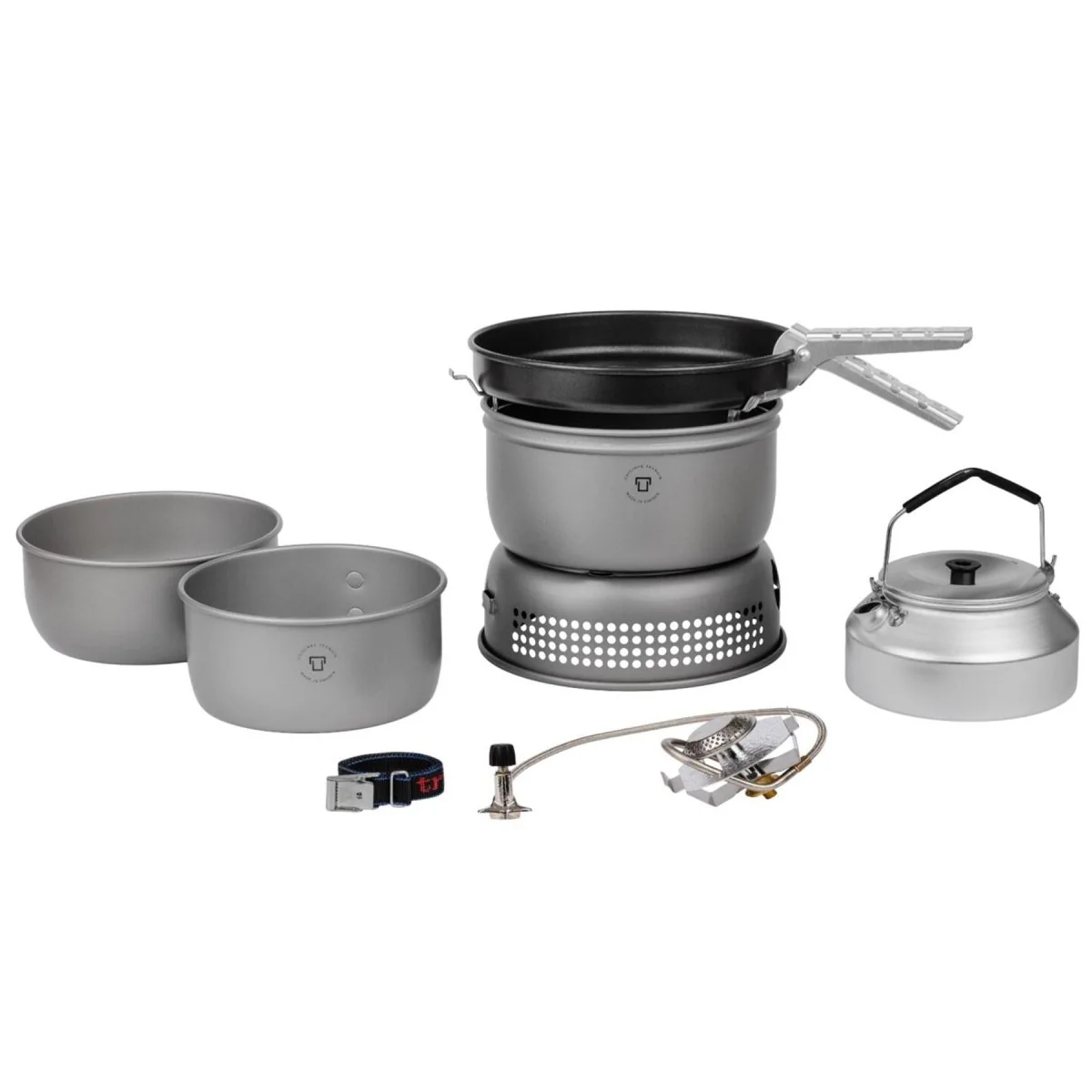 Trangia Compact spis uppsättning 1,75L Hard Anodised Aluminium Lightweight Backpacking