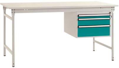 Manuflex BB5261.5021 Arbetsbordmöbel Vattenblå