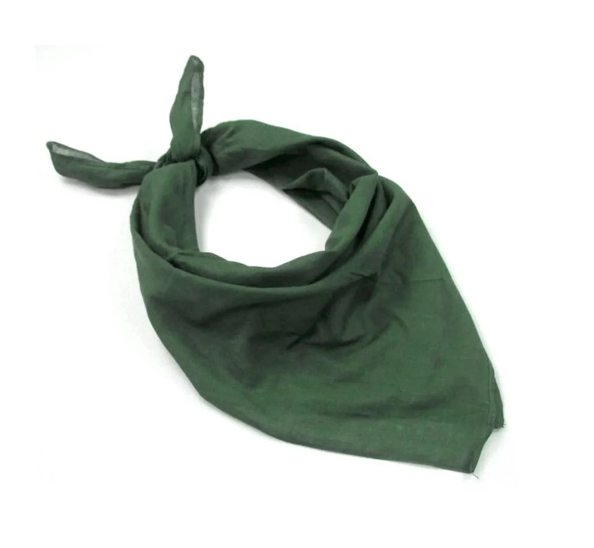 Äkta svenska militära bandana -halsduk 80×80 cm grön lätt och andas ny