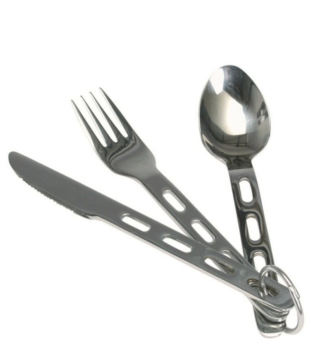 Bestickset i rostfritt stål 3 st Matredskap Knivgaffel sked bestick