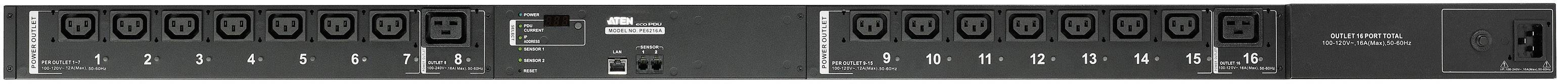 ATEN PE6216G-AX-G PE6216G-AX-G Strömhantering