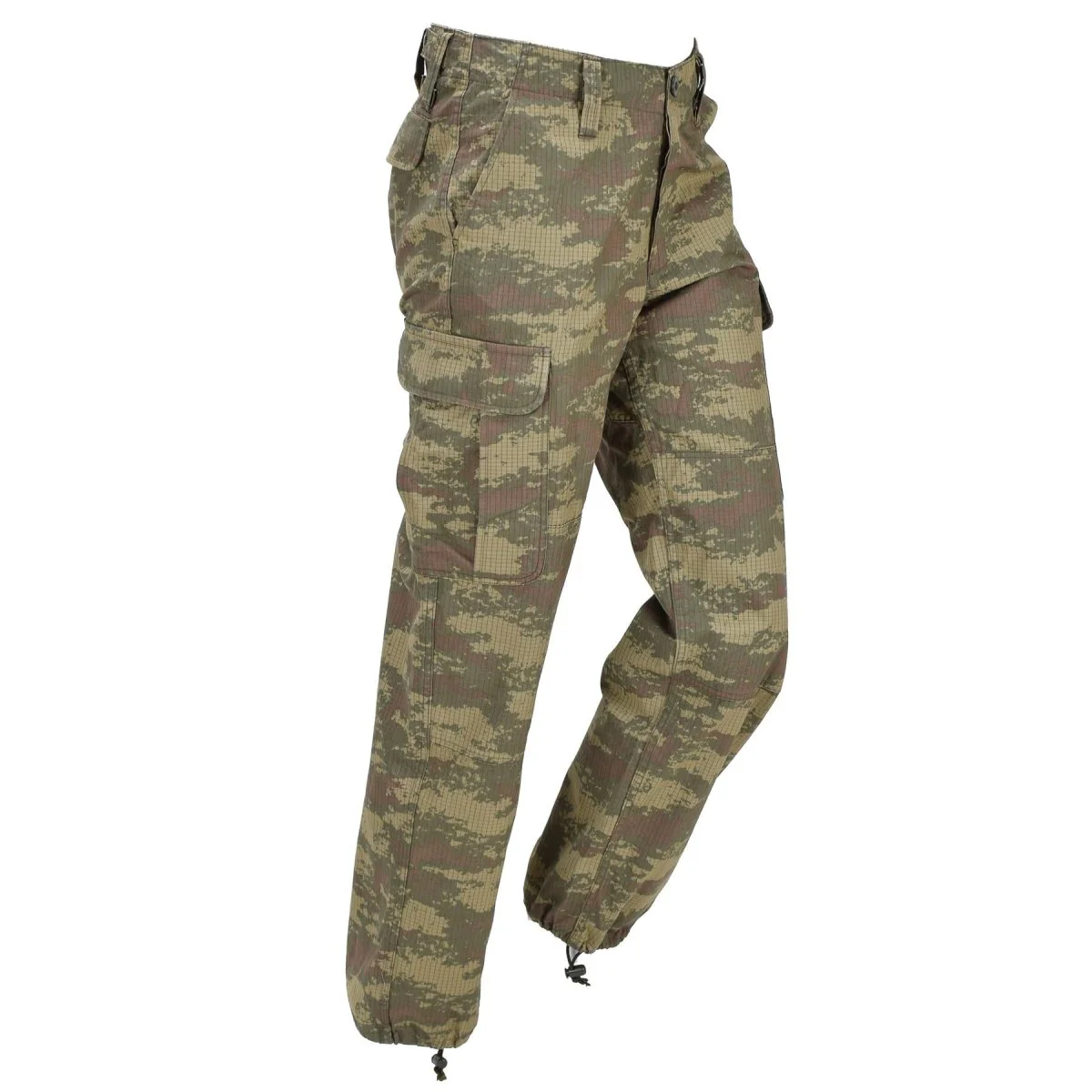 Original Turkish Military Field Pants Slitstarka Ripstop Army Issue M2008 Camo