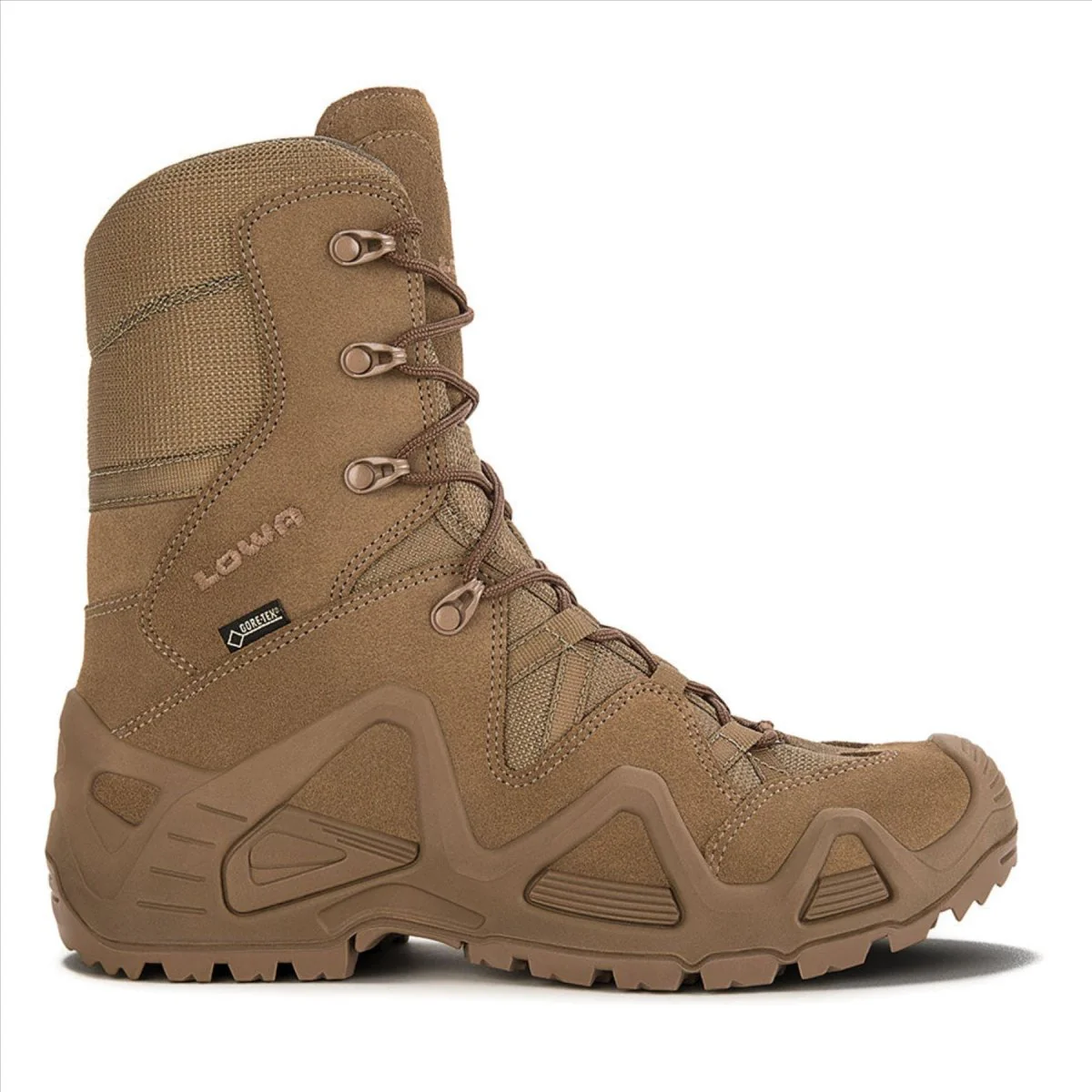 LOWA Zephyr GTX HI TF Tactical Boots Vattentät Andas Support Coyote