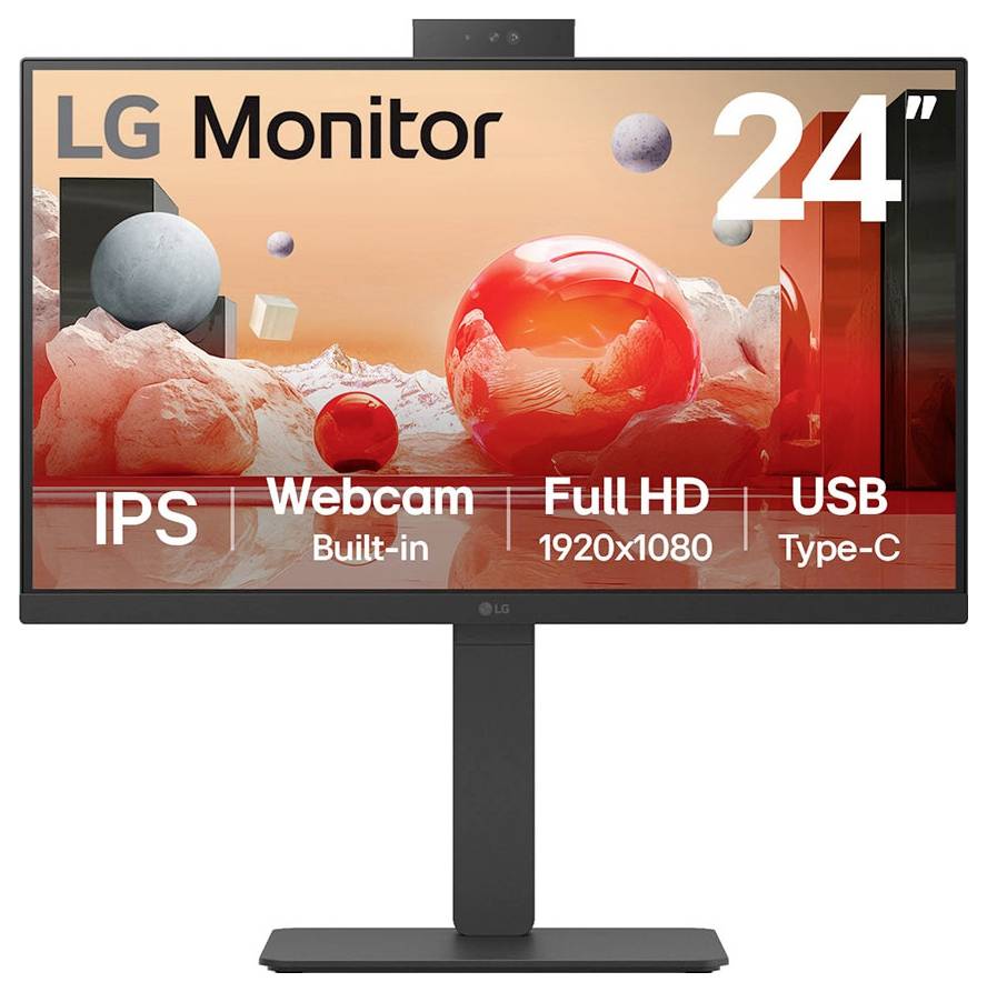 LG Electronics 24BA850-B LED-skärm EEK D (A – G) 60.5 cm (23.8 tum) 16:9 5 ms