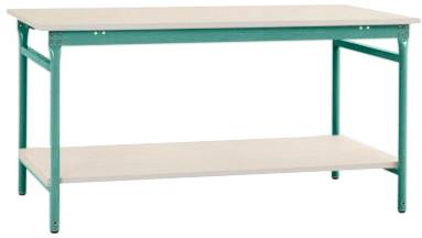 Manuflex TP5211.0001 Arbetsbordmöbel Grå, Grön