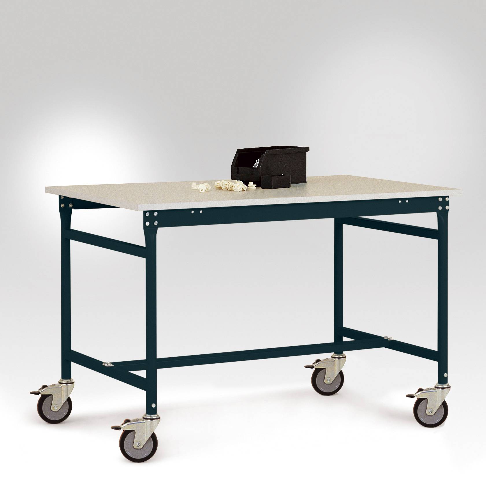 Manuflex LB4028.7016 ESD Arbetsbordmöbel Antracit