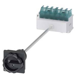 Lastströmbrytare Svart 6-polig 16 mm² 25 A 1 NO, 1 NC 690 V/AC Siemens 3LD21134VP51