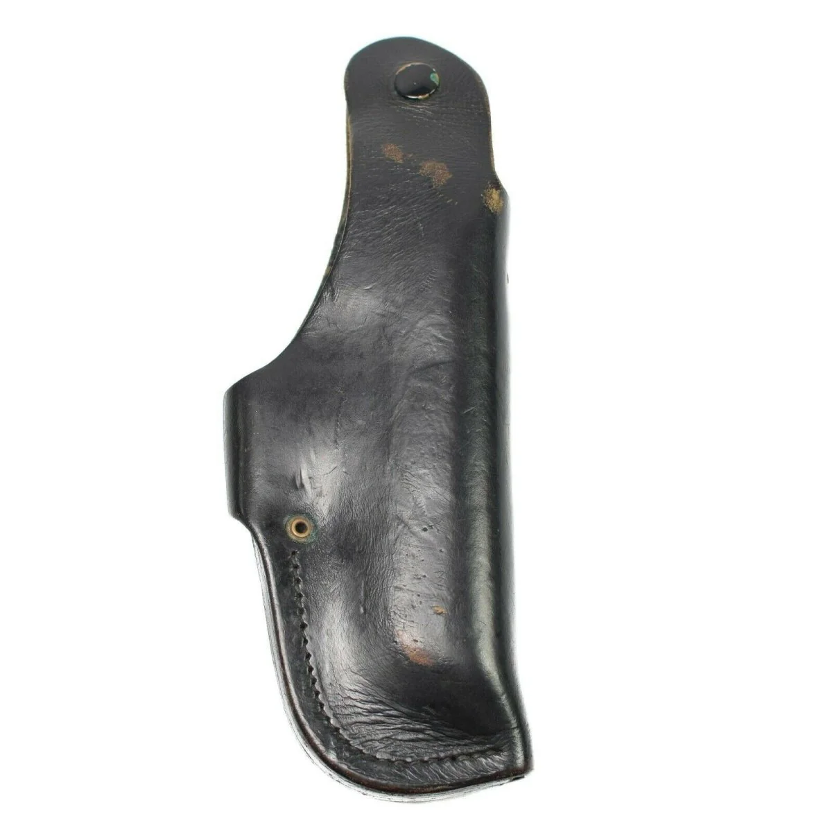 Original German Police Pistol Holster Black Leather Holder