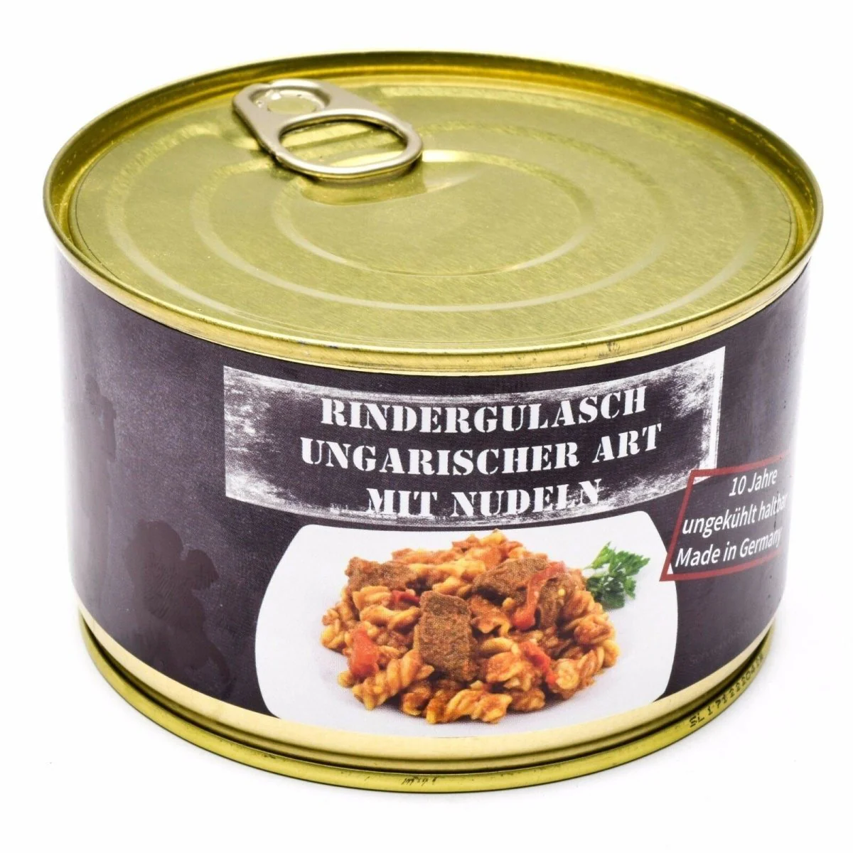 Emergency Ration Army Survival Food Canned Hungerian Beef Goulash 400g Can