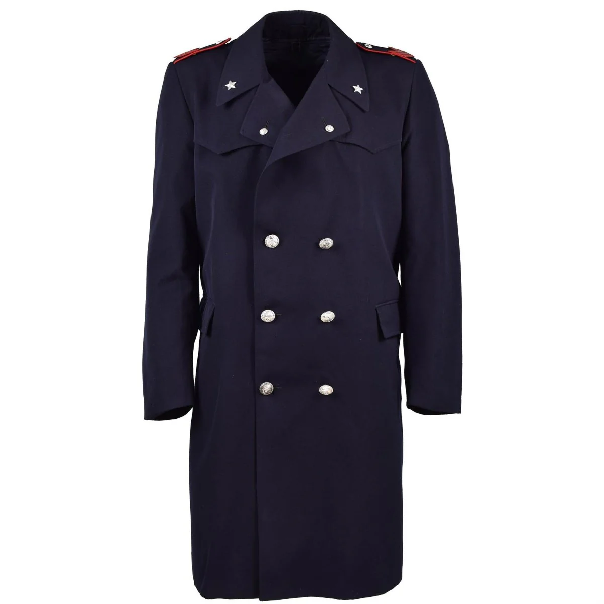 Original italiensk militärpolisbeläggning Long Carabinieri Italy Trench Coat W Liner
