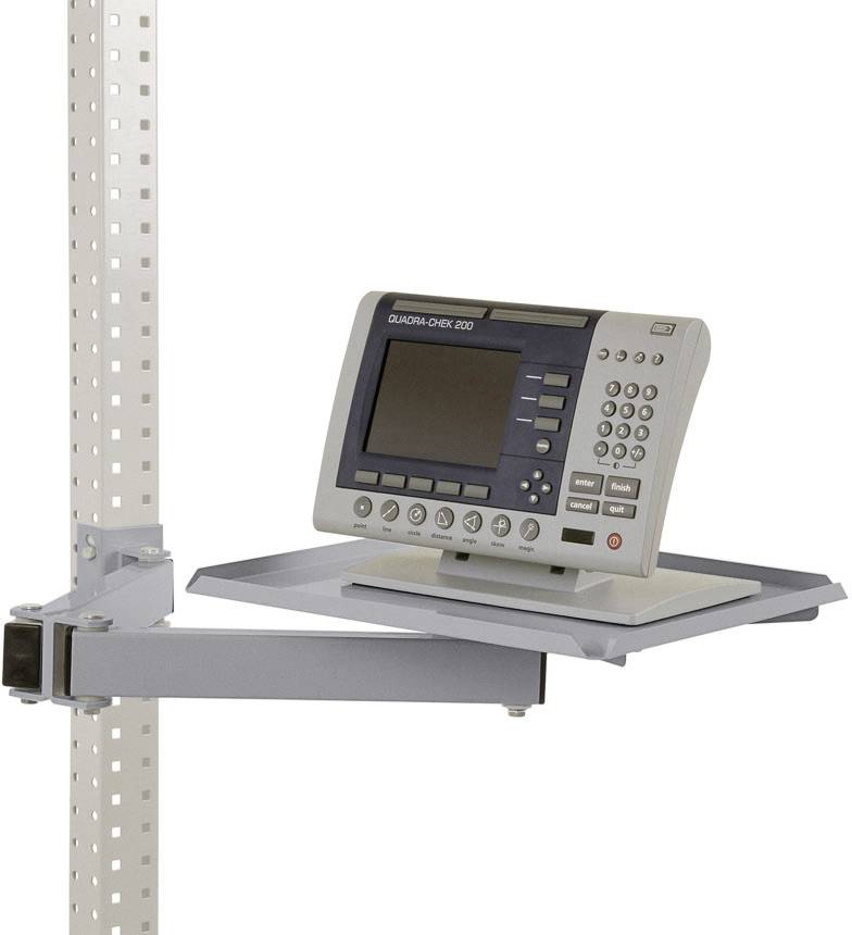 Manuflex ZB3568.9006 Förvaringsskiva, vridbar för UNIVERSAL och PROFI, BxD 370 x 370 mm, med dubbellänkade svängarmar