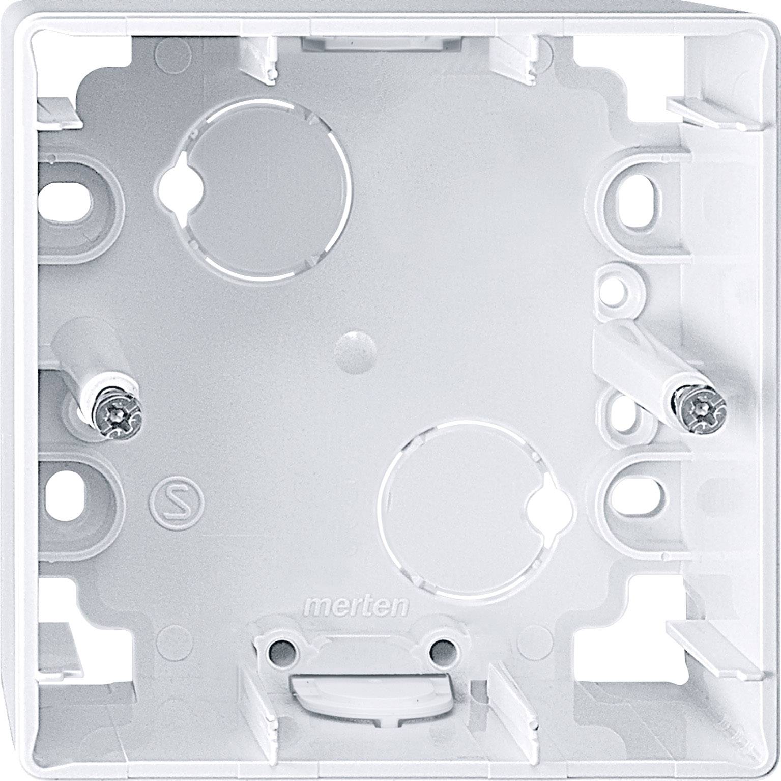 Merten 519125 Avgreningsbox (L x B x H) 42 x 80 x 80 mm Vit IP20 1 st