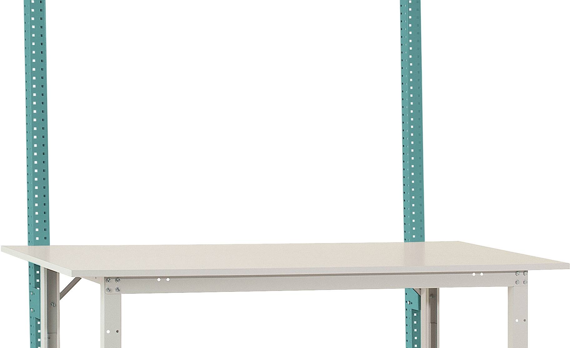 Manuflex AS1663.5021 Byggpelare i vattenblå RAL 5021 för alla PACKPOOL special packbord, användbar höjd 600 mm