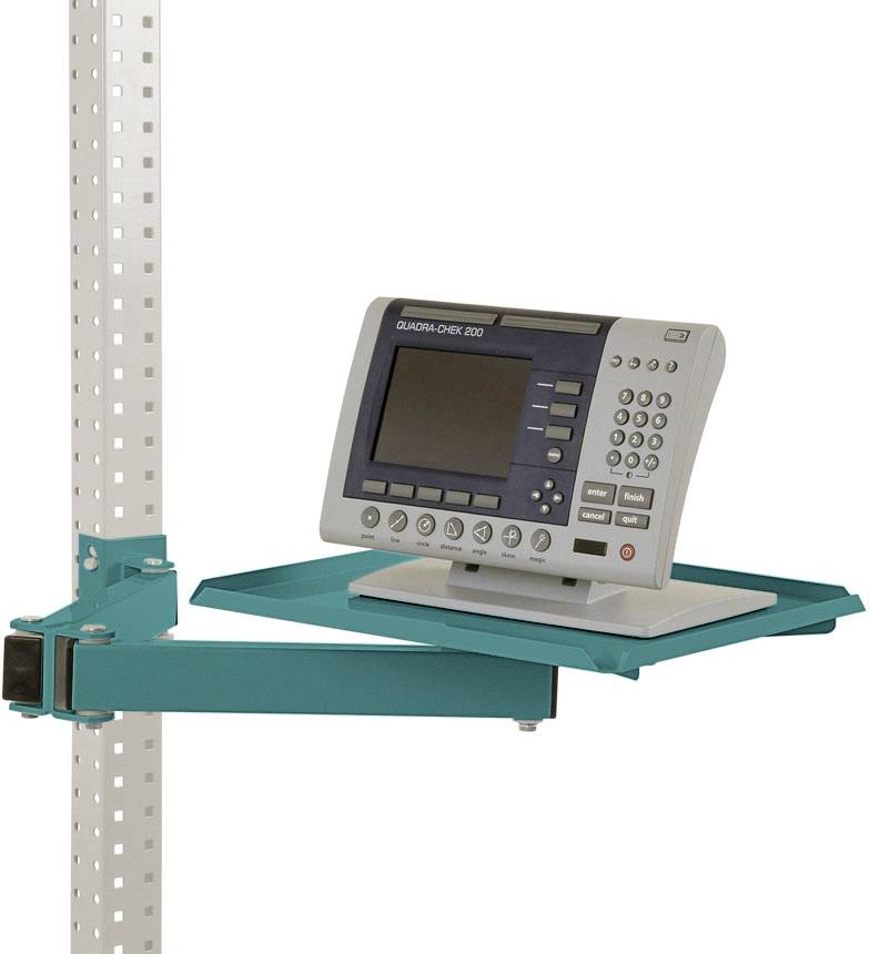 Manuflex ZB3568.5021 Förvaringsskiva, vridbar för UNIVERSAL och PROFI, BxD 370 x 370 mm, med dubbellänkade svängarmar