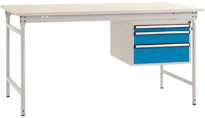 Manuflex BB5261.5012 Arbetsbordmöbel Ljusblå (RAL 5012)