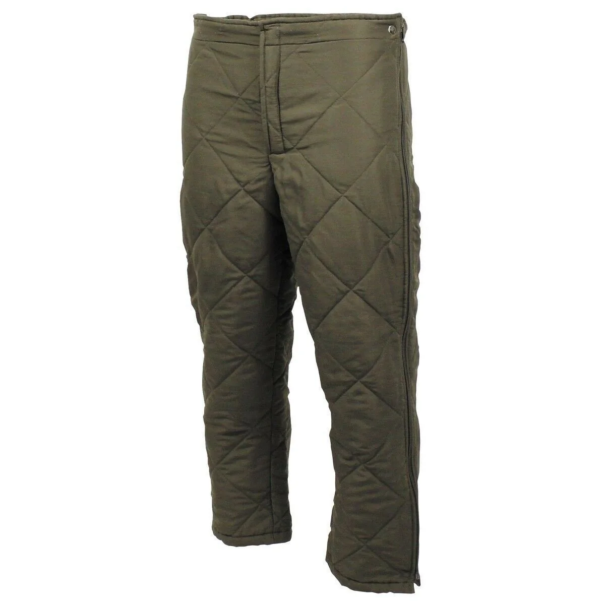 Äkta österrikiska armébyxor foder varmare olivgröna termiska byxor leggings