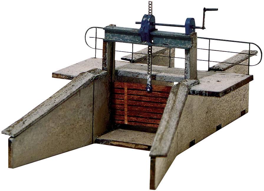 MBZ 10177 H0 weir Lasercut-modell