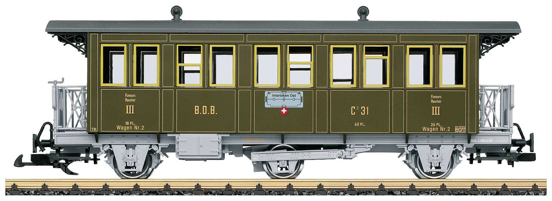 LGB 31332 G passagerarvagn C 31 från BDB