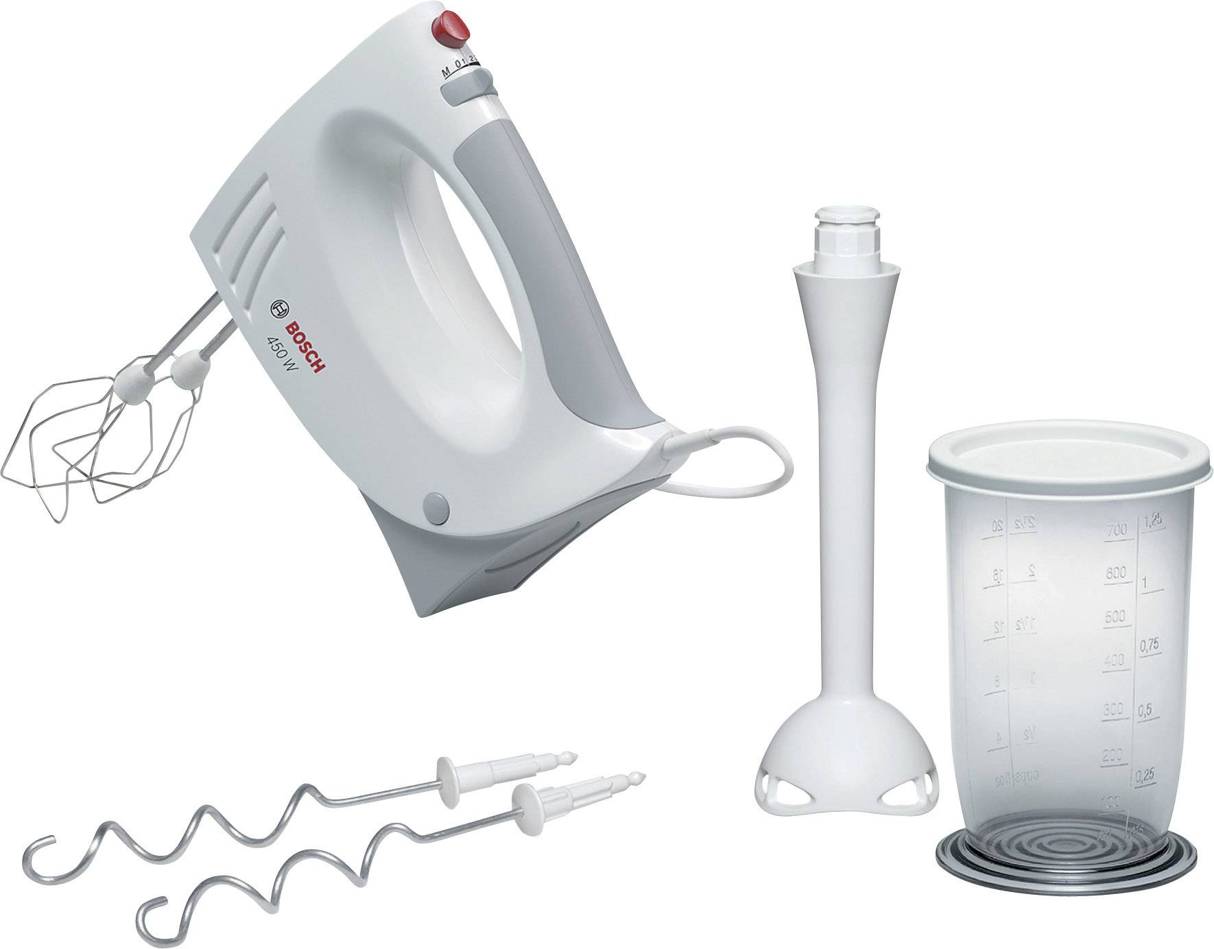 Bosch Haushalt MQ3540 Elvisp 450 W Vit, Grå